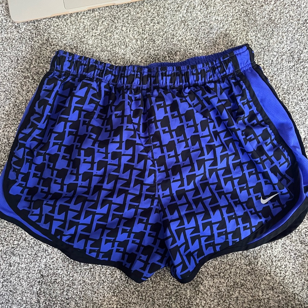 Nike Stylish Blue Patterned Women's Shorts